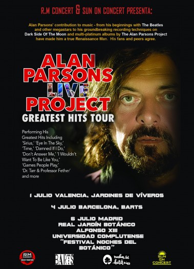 Alan Parsons cartel 2016