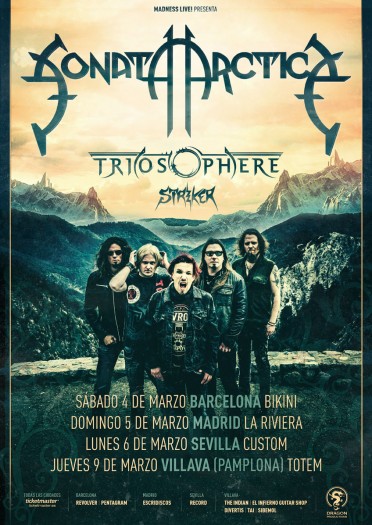 Sonata Arctica cartel 2017