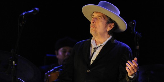 US legend Bob Dylan performs on stage du